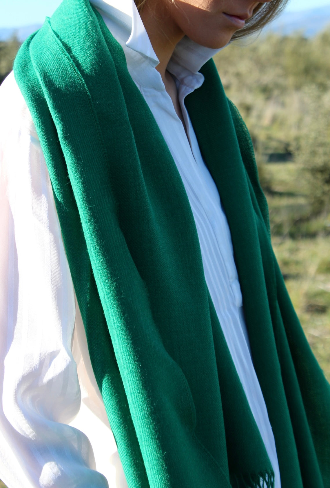Chal 100% Baby Alpaca Verde